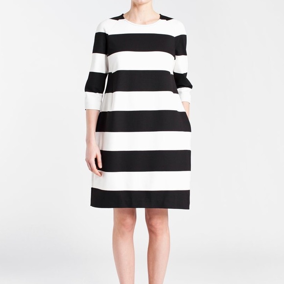 Marimekko Dresses & Skirts - [Marimekko] S White Rosal Stripe Pocket Dress